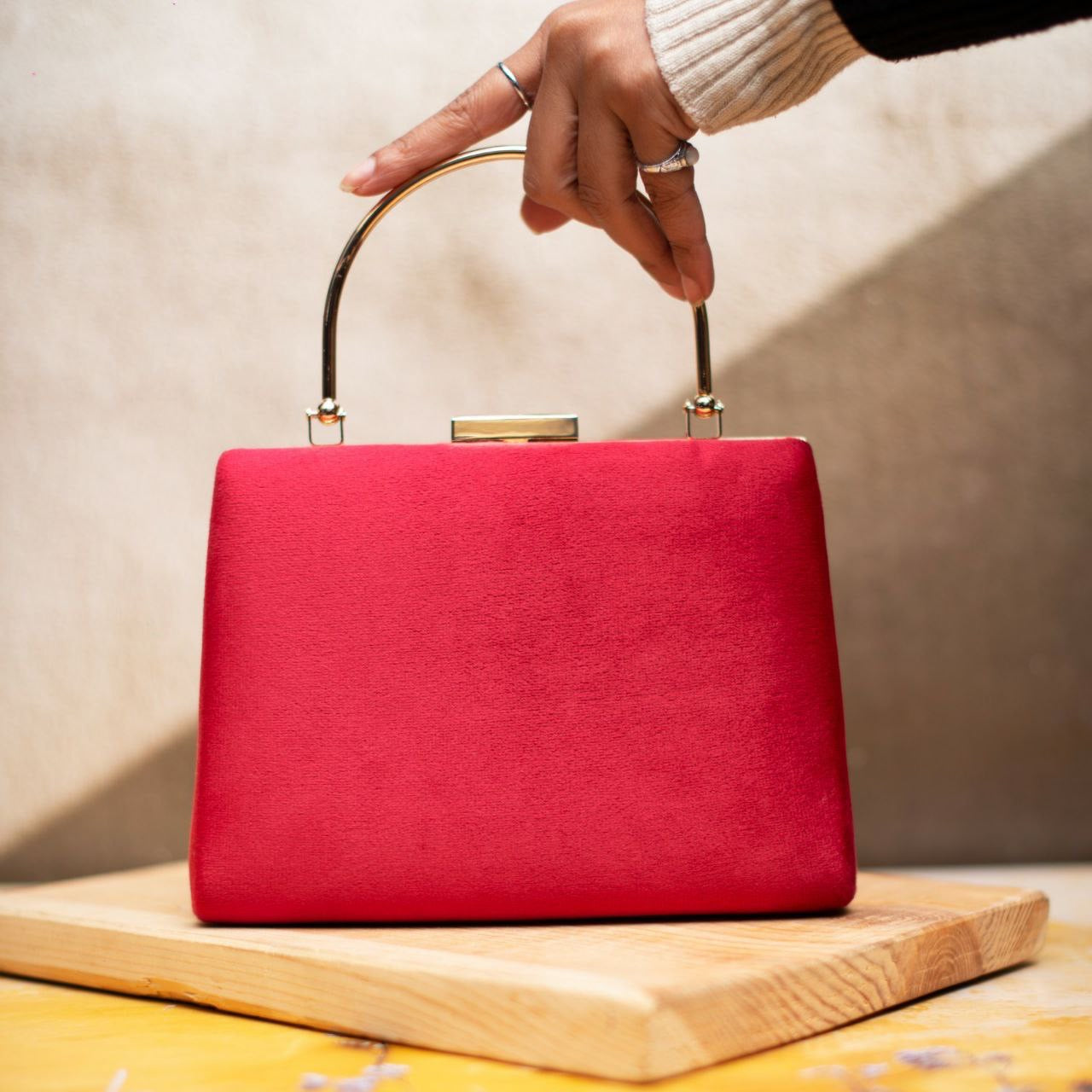 Suede Velvet - red