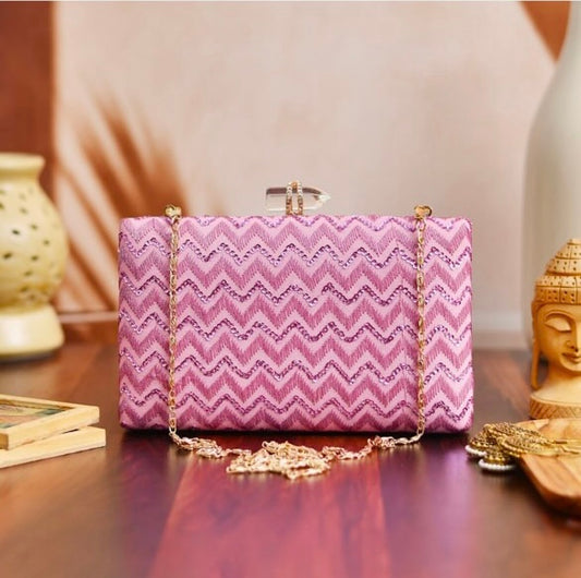 Pink zigzag