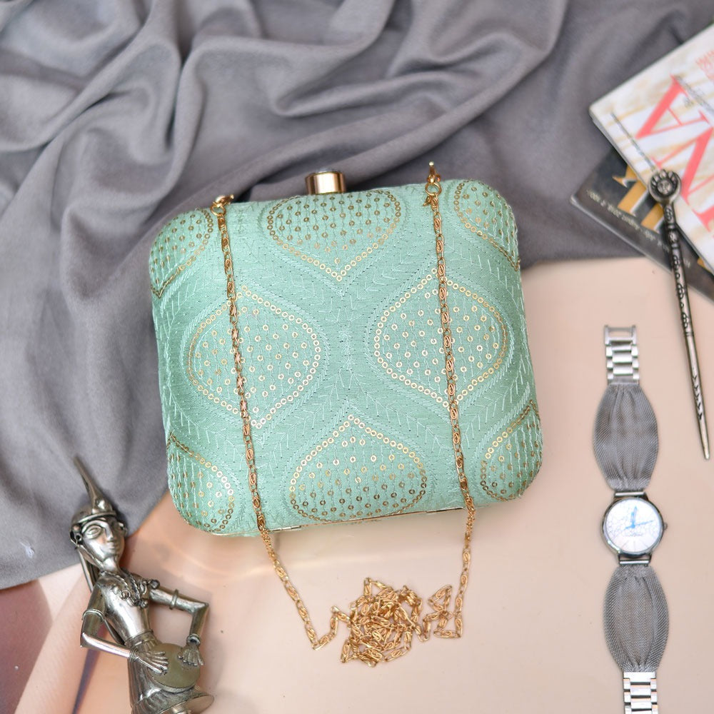 Sequin Leaf Splendor - Green