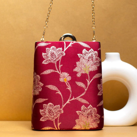 Vertical Clutches - maroon