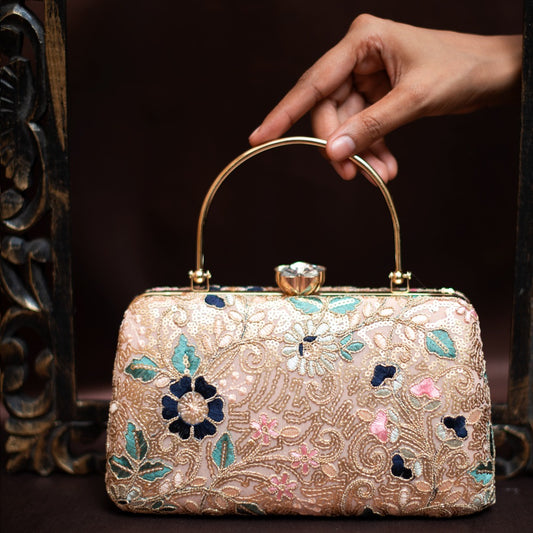Sequin capsule shape - cream