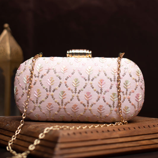 Pastel pink capsule shape